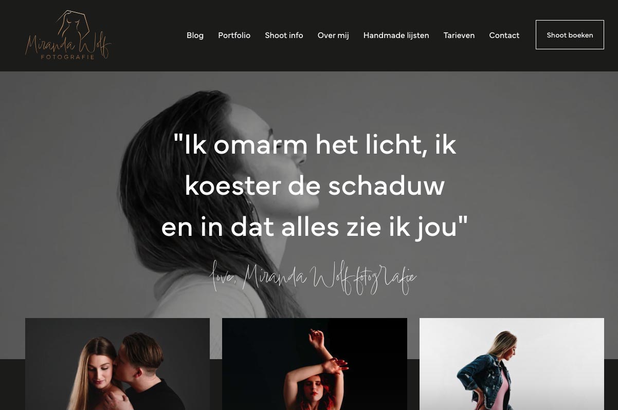 Wordpresswebdesignbureau-MirandaWolfsite
